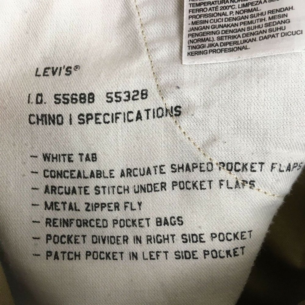 Levis Mens Light‎ Brown Casual Shorts sz 40 Flat Front Cotton Travel Pockets - Picture 4 of 10